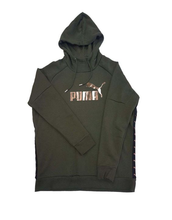 'PUMA Tape Hoody Green