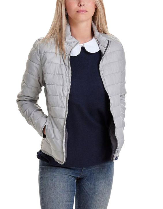 'ONLY Short Quilted Jacket Grey