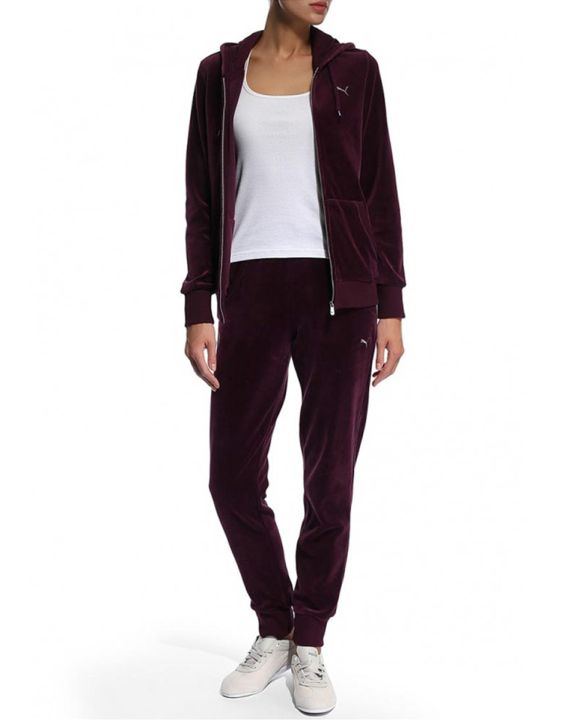 'PUMA Velour Classic Tracksuit Purple