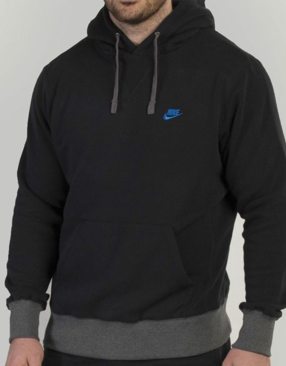 'NIKE Fleece Hooded Sweatshirt Black
