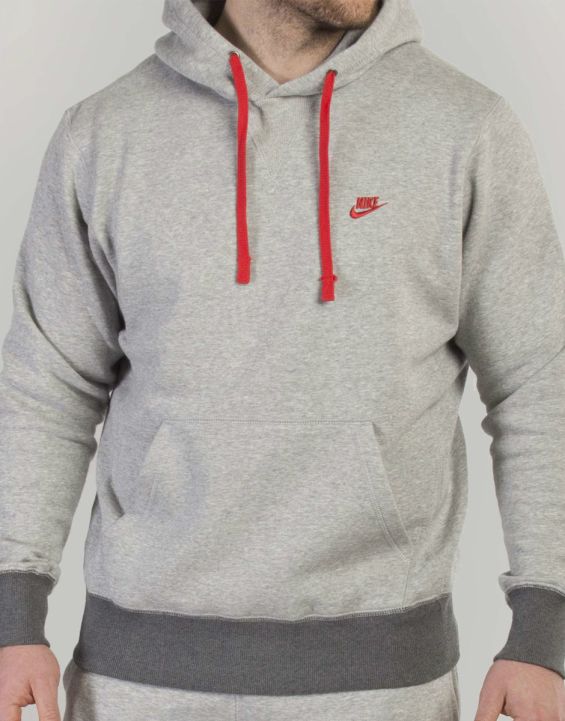 'NIKE Fleece Hooded Sweatshirt Grey