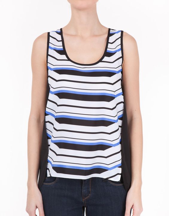 'FRESH MADE Zizzi Top Black