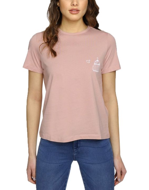 'VERO MODA Fun Printed Tee Rose