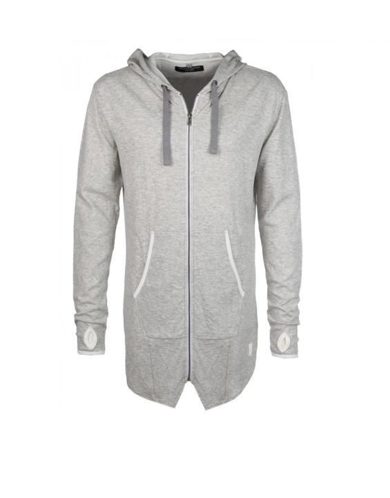 'SKY REBEL Longy Sweatsirt Light Grey