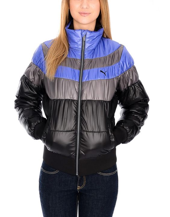 'PUMA Colorblock Padded Jacket Purple