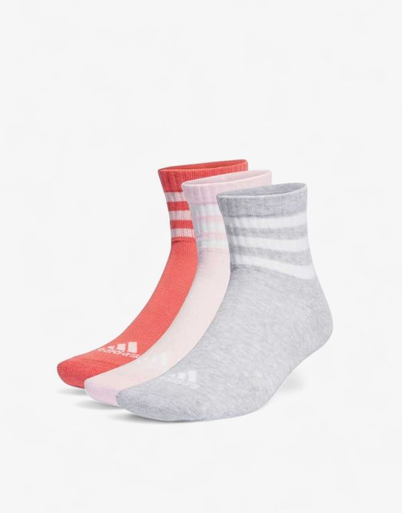 'ADIDAS 3-Packs Sportswear 3-Stripes Cushioned Low-Cut Socks Multicolor 'ADIDAS 3-Packs Sportswear 3-Stripes Cushioned Low-Cut Socks Multicolor