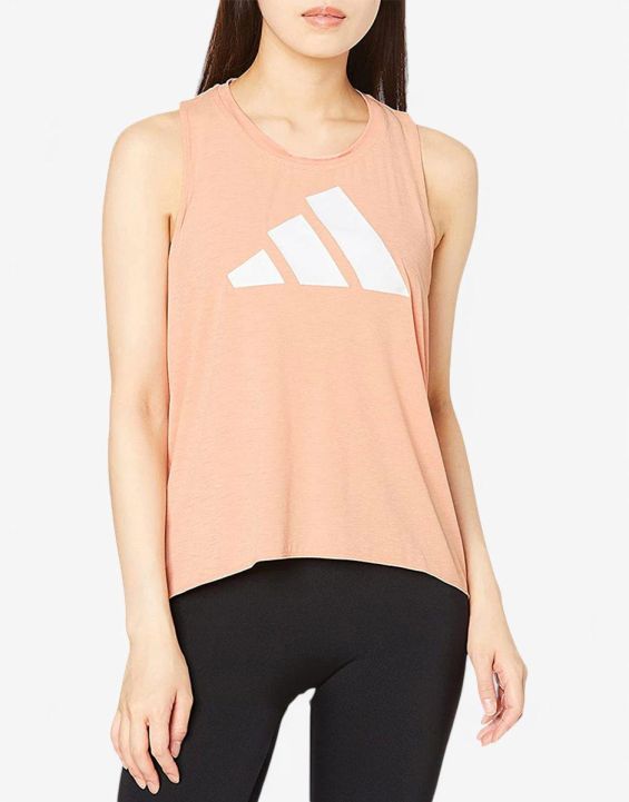 'ADIDAS 3-Stripes Logo Tank Top Pink