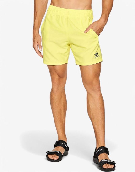 'ADIDAS Adicolor Essentials Trefoil Swim Shorts Yellow