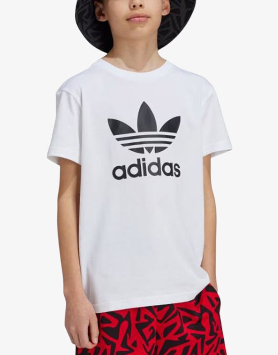 'ADIDAS Adicolor Trefoil Tee Kids White