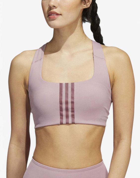 'ADIDAS Aeroready Middle-Support Bra Purple