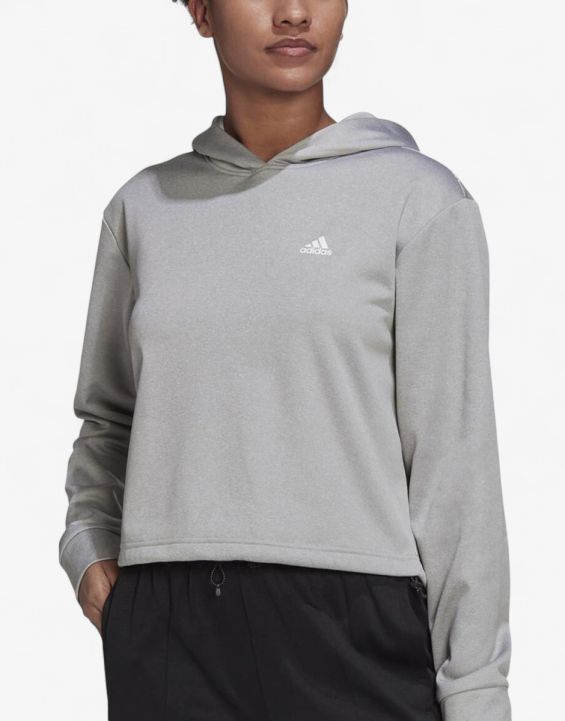 'ADIDAS Aeroready Training Hoodie Grey 'ADIDAS Aeroready Training Hoodie Grey