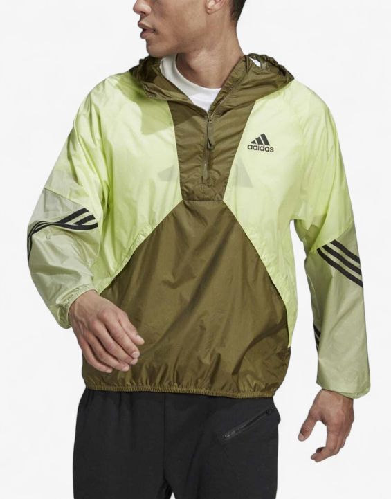 'ADIDAS Back To Sport Wind.Rdy Anorak Green