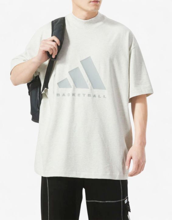 'ADIDAS Basketball Tee Ecru