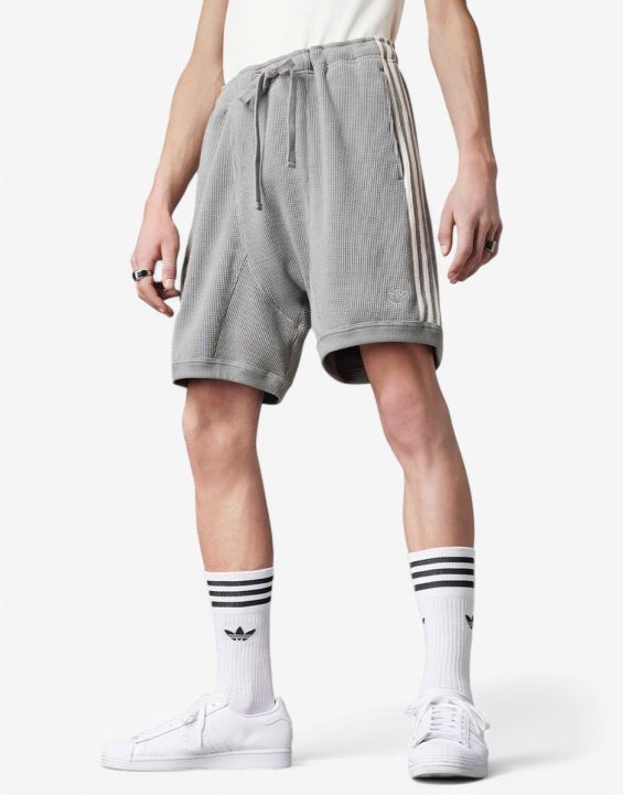 'ADIDAS Blue Version Waffle Shorts Grey