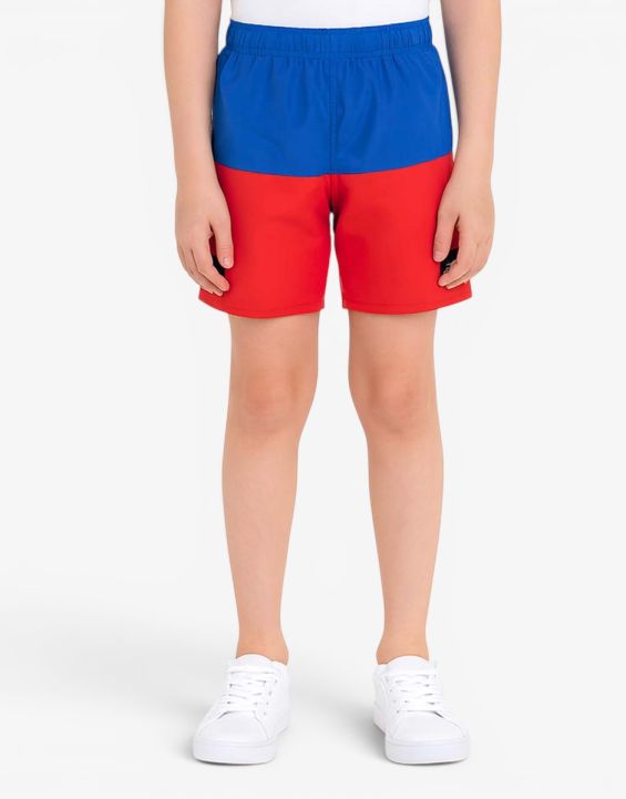 'ADIDAS Colorblock Swim Shorts Red/Blue