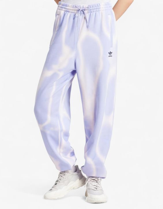 'ADIDAS Dye Allover Print Sweatpants Violet