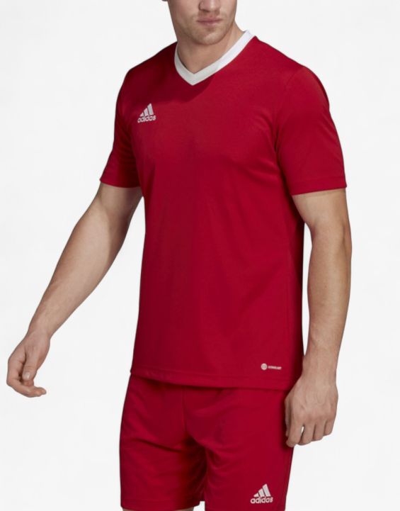 'ADIDAS Entrada 22 Football Tee Red 'ADIDAS Entrada 22 Football Tee Red