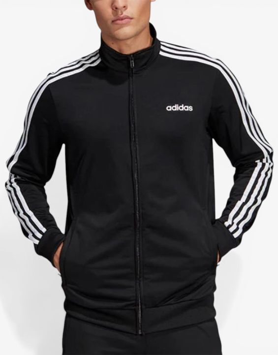 'ADIDAS Essentials 3 Stripes Tricot Jacket Black