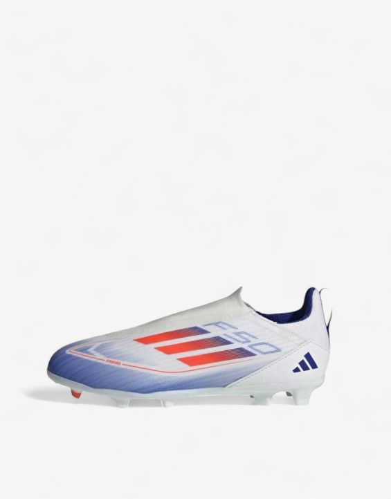 'ADIDAS F50 League Laceless Firm Multi-Ground Boots White 'ADIDAS F50 League Laceless Firm Multi-Ground Boots White