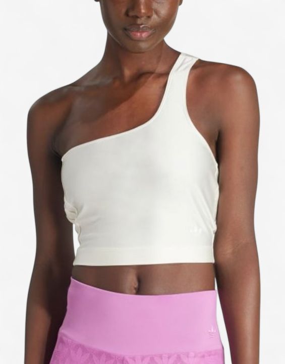 'ADIDAS Fashion Cut-Out Crop Top White 'ADIDAS Fashion Cut-Out Crop Top White