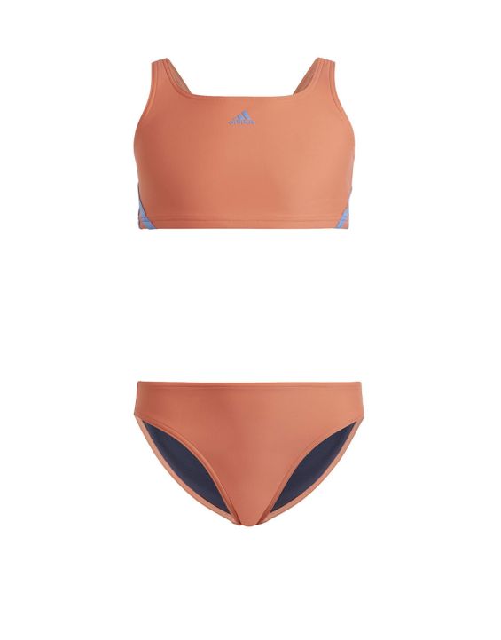 'ADIDAS Fit 2 Pieces 3-Stripes Swimsuit Orange