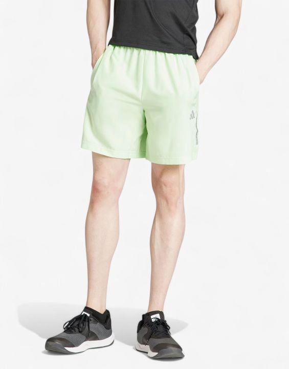 'ADIDAS Gym Training Shorts Green 'ADIDAS Gym Training Shorts Green
