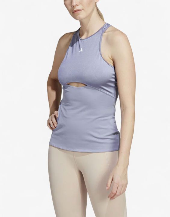 'ADIDAS Hiit Aeroready Training Tank Top Silver Violet 'ADIDAS Hiit Aeroready Training Tank Top Silver Violet
