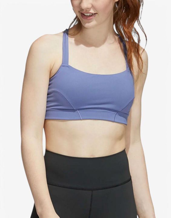 'ADIDAS Light-Support Yoga Bra Purple