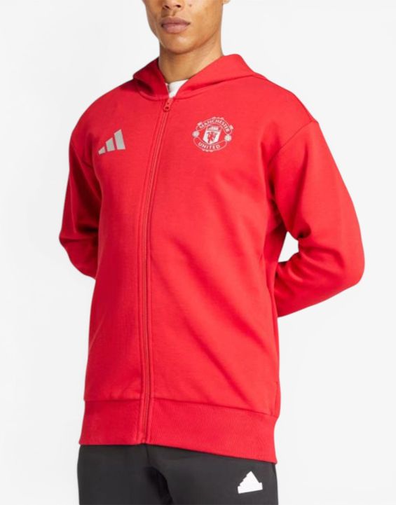 'ADIDAS Manchester United Anthem Jacket Red