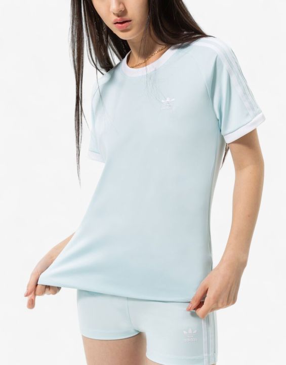 'ADIDAS Originals Adicolor Classics 3-Stripes Tee Blue 'ADIDAS Originals Adicolor Classics 3-Stripes Tee Blue
