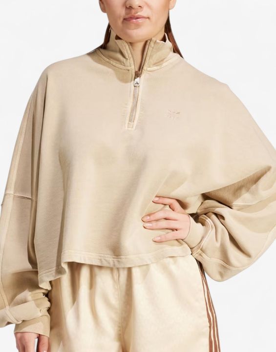 'ADIDAS Originals Essentials+ Sweatshirt Beige 'ADIDAS Originals Essentials+ Sweatshirt Beige
