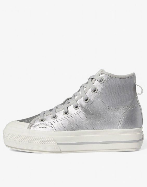 'ADIDAS Originals Nizza Platform Mid Shoes Silver 'ADIDAS Originals Nizza Platform Mid Shoes Silver