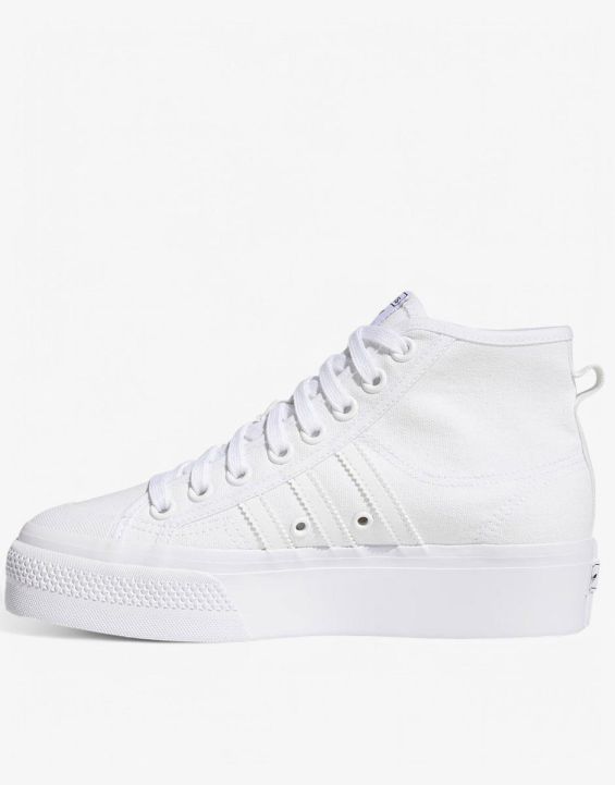 'ADIDAS Originals Nizza Platform Mid Shoes White 'ADIDAS Originals Nizza Platform Mid Shoes White