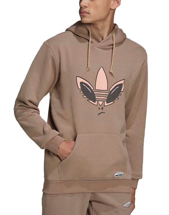 'ADIDAS Originals R.Y.V. Alien Graphic Hoodie Brown