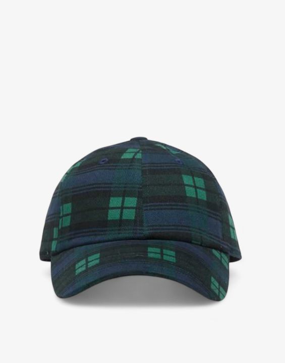 'ADIDAS Originals Tartan Basketball Cap Blue/Green