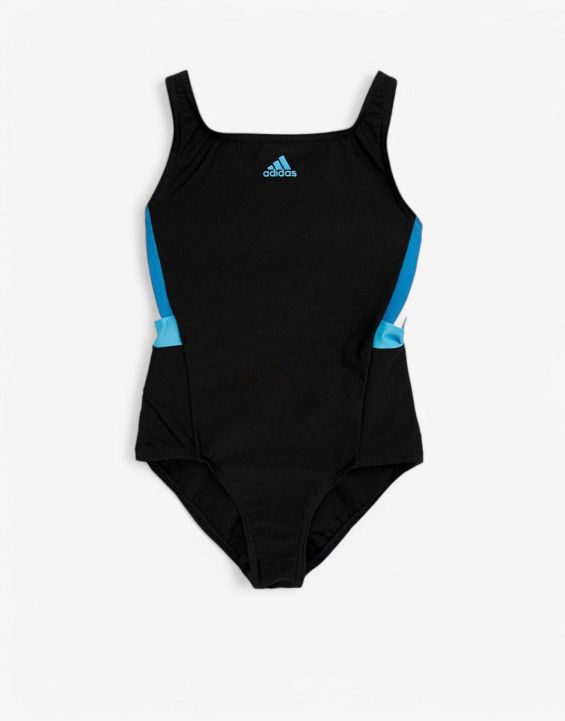 'ADIDAS Performance 3-Stripes Swimsuit Black/Blue