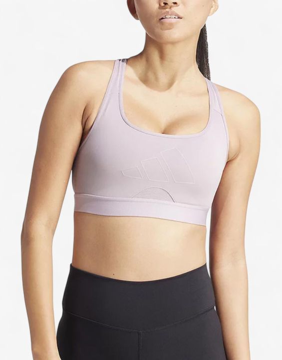 'ADIDAS Powerreact Medium-Support Training Bra Purple 'ADIDAS Powerreact Medium-Support Training Bra Purple