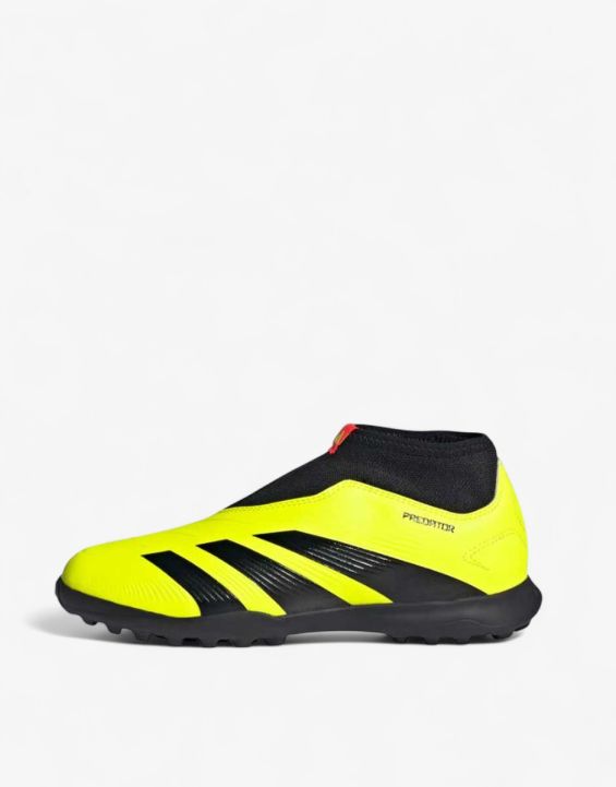 'ADIDAS Predator 24 League Laceless Turf Soccer Shoes Yellow 'ADIDAS Predator 24 League Laceless Turf Soccer Shoes Yellow