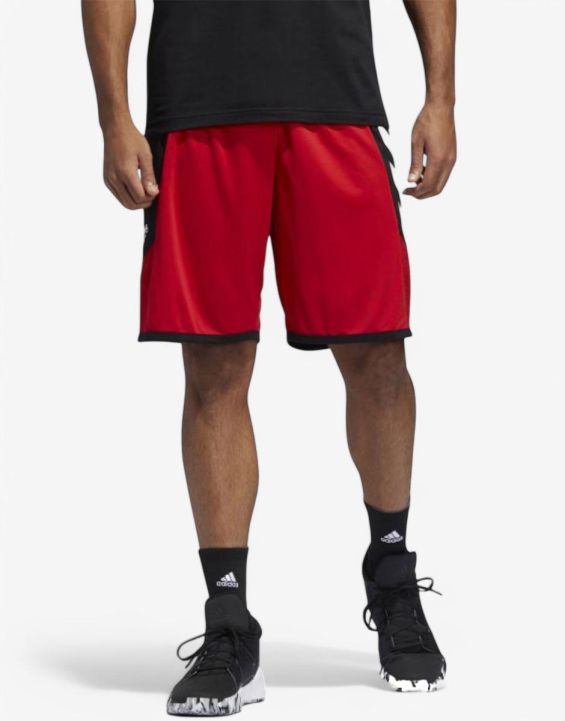'ADIDAS Pro Madness Woven Basketball Shorts Red 'ADIDAS Pro Madness Woven Basketball Shorts Red