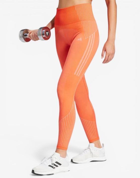 'ADIDAS Seamless Branded 7/8  Leggings Orange