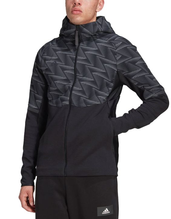 'ADIDAS Sportswear Designed For Gameday Full-Zip Hoodie Black
