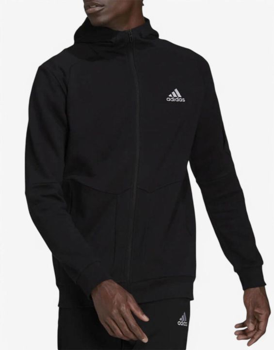 'ADIDAS Sportswear Essentials 4 Gameday Full-Zip Hoodie Black