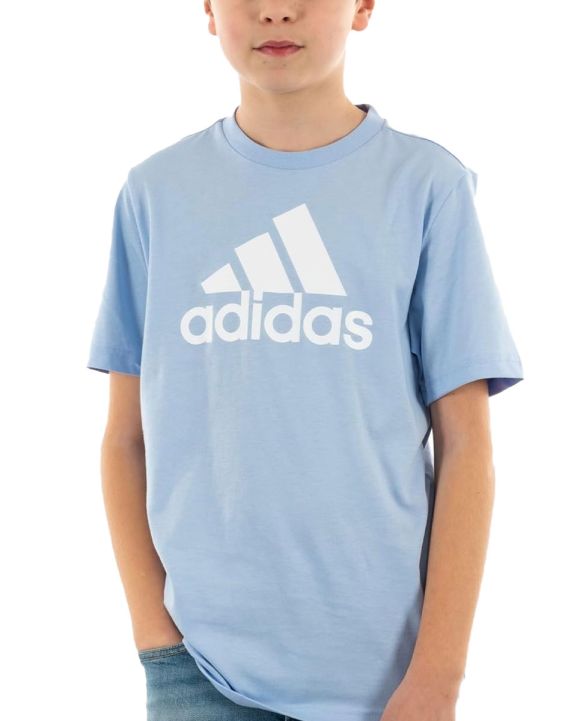 'ADIDAS Sportswear Essentials Big Logo Cotton Tee Blue Dawn