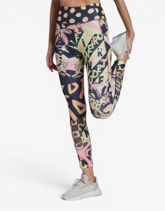 'ADIDAS Sportswear Farm Print Aeroready Leggings Multicolor