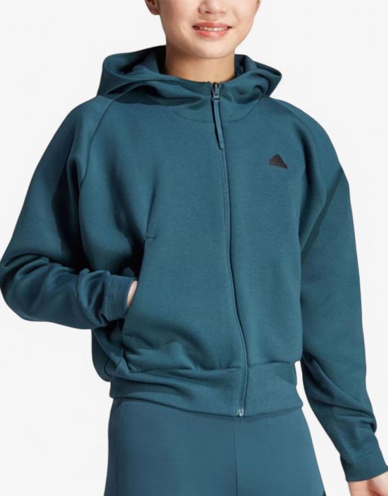 'ADIDAS Sportswear Z.N.E Full-Zip Hoodie Turquoise 'ADIDAS Sportswear Z.N.E Full-Zip Hoodie Turquoise
