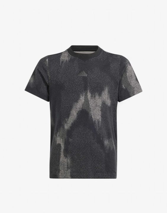 'ADIDAS Spotswear Future Icons All Over Print Tee Black