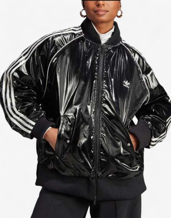 'ADIDAS Sst Padded Bomber Jacket Black 'ADIDAS Sst Padded Bomber Jacket Black