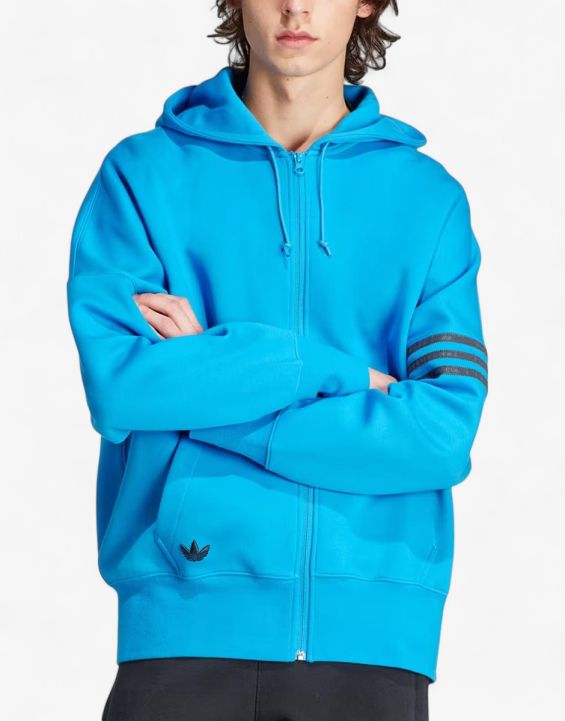'ADIDAS Street Neuclassics Full-Zip Hoodie Blue 'ADIDAS Street Neuclassics Full-Zip Hoodie Blue
