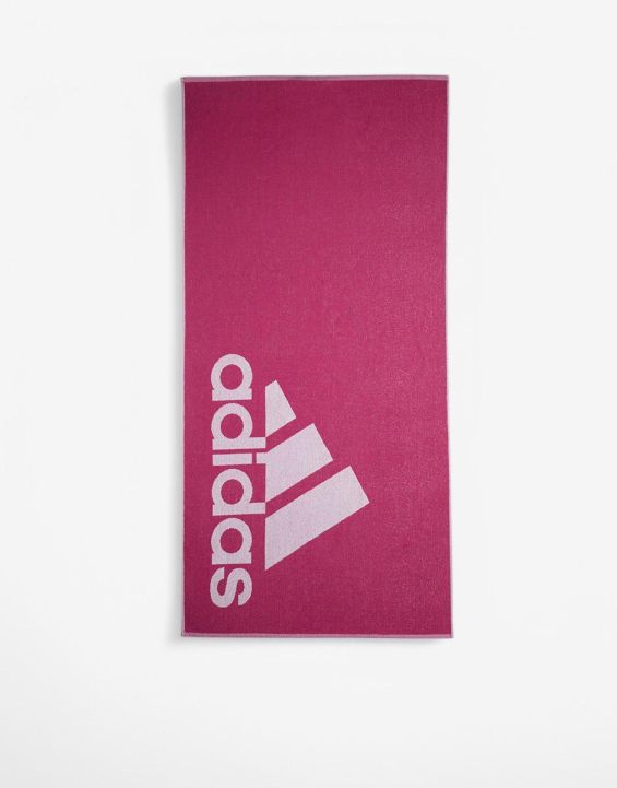 'ADIDAS Swim Towel Large Pink/White 'ADIDAS Swim Towel Large Pink/White