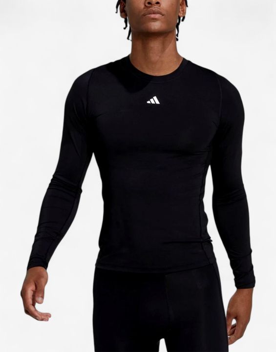 'ADIDAS Techfit Training Blouse Black 'ADIDAS Techfit Training Blouse Black